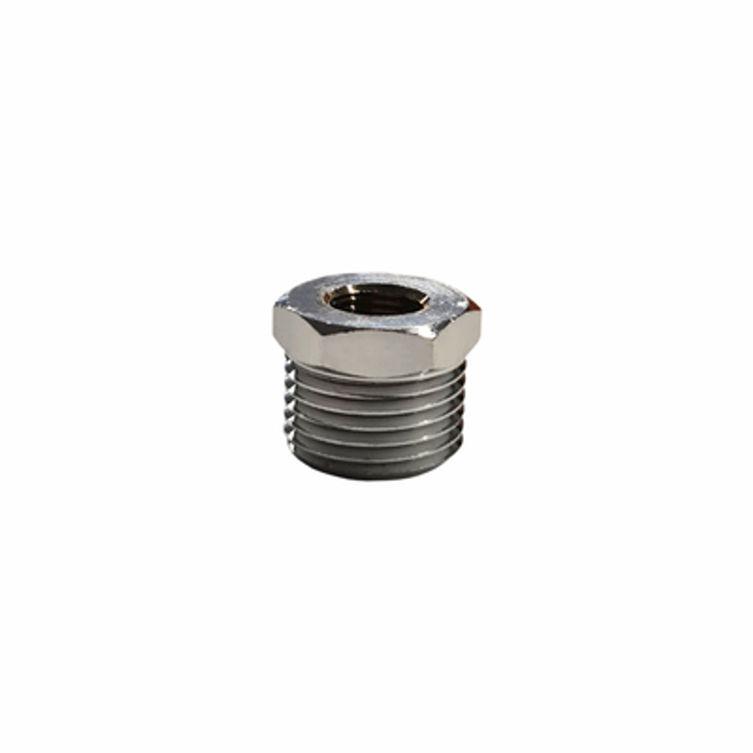 PURETEC REDUCING BUSH 12MI X 7/16FI CHROME BFB078