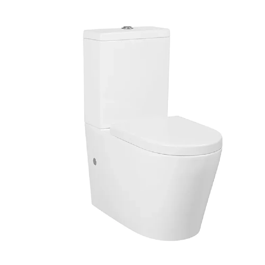 OTTI ALZANO RIMLESS BTW TOILET SUITE WITH GEBERIT CISTERN & SLIM SEAT