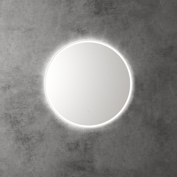 Aulic Windsor Round Led Mirror 703X703X36 mm Brushed Nickel