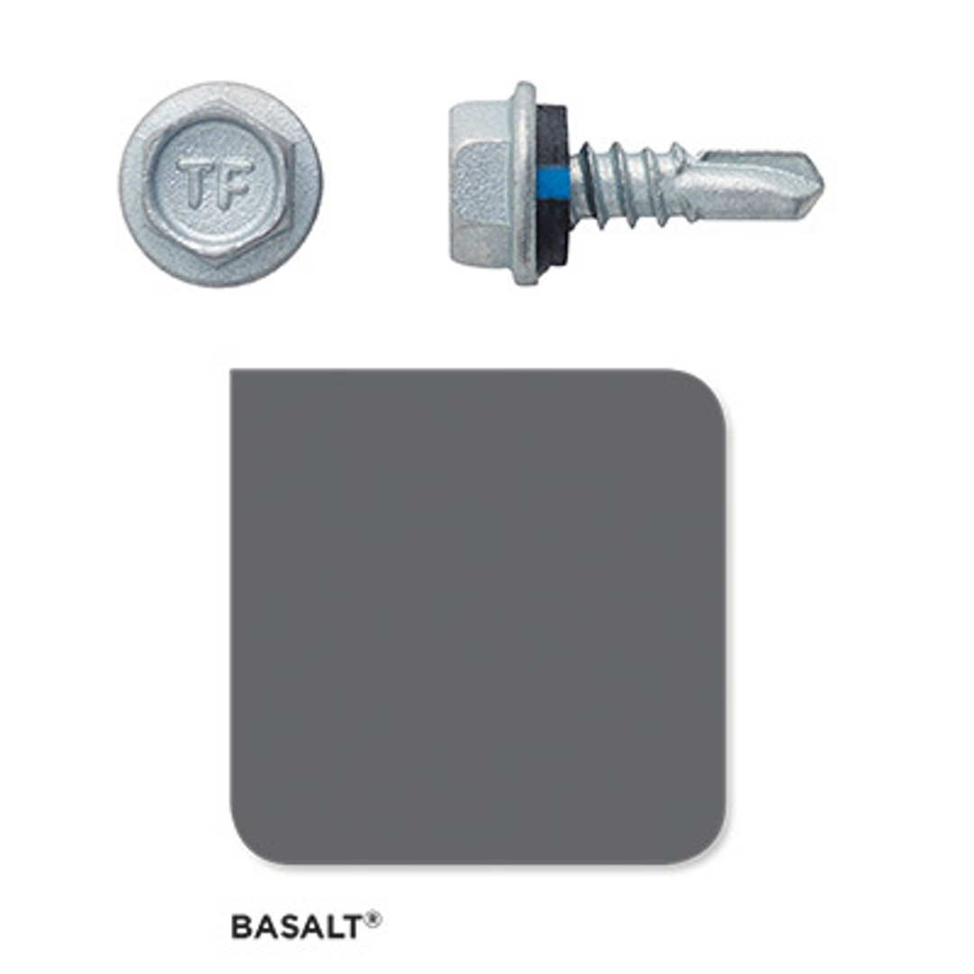 Hex Head Seal Screw 4 10# X 16Mm (100) Basalt
