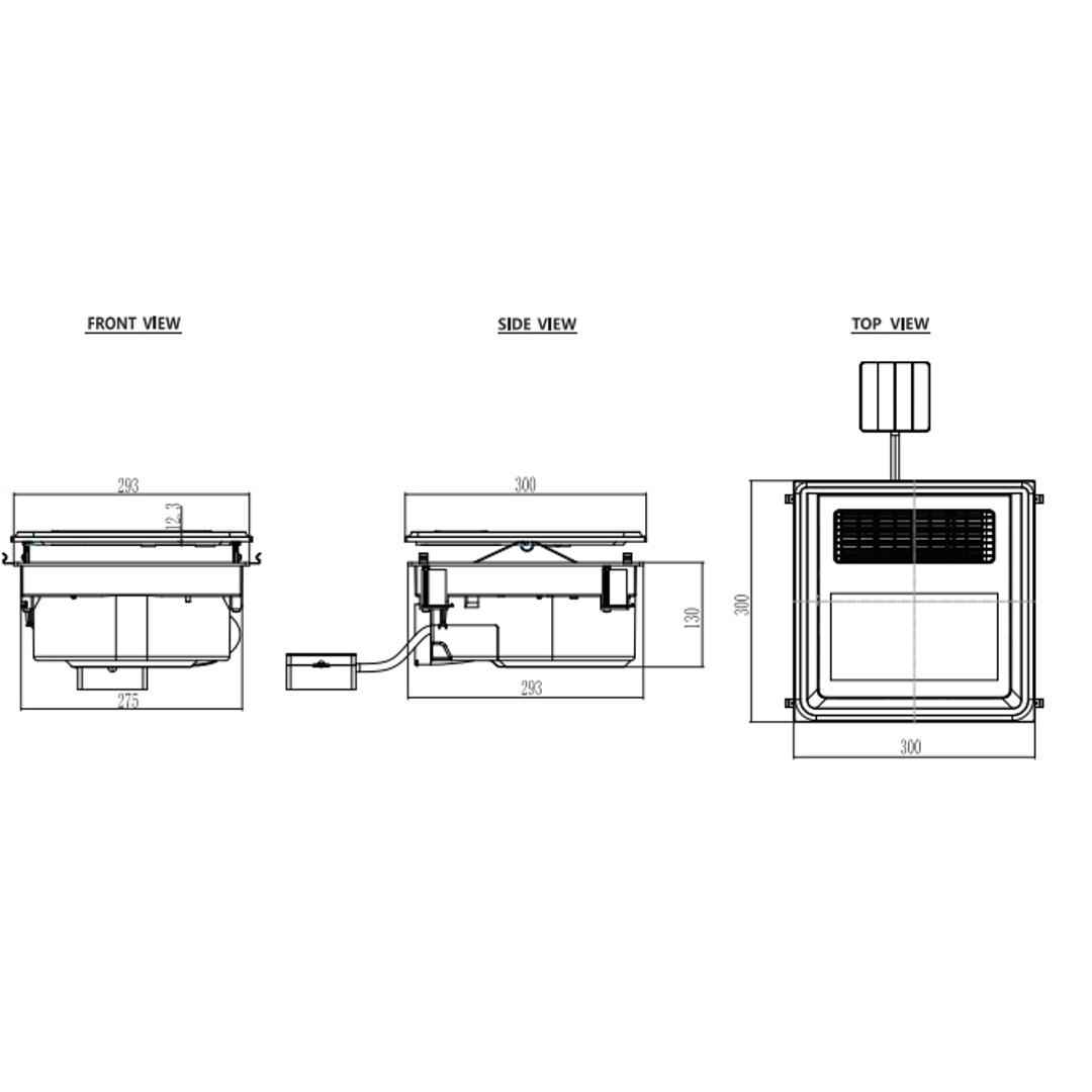 ZUMI REMO HEAT MODULE BATHROOM CEILING HEATER XD-AYB-ZM-01