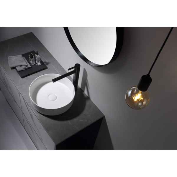 Aulic Dove Matt White Above Counter Basin 360X360X120Mm