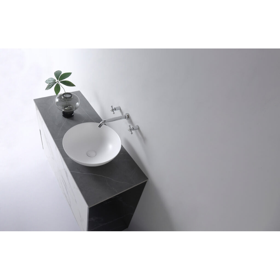 Argyle Matt White Above Counter Basin 405 X 145mm
