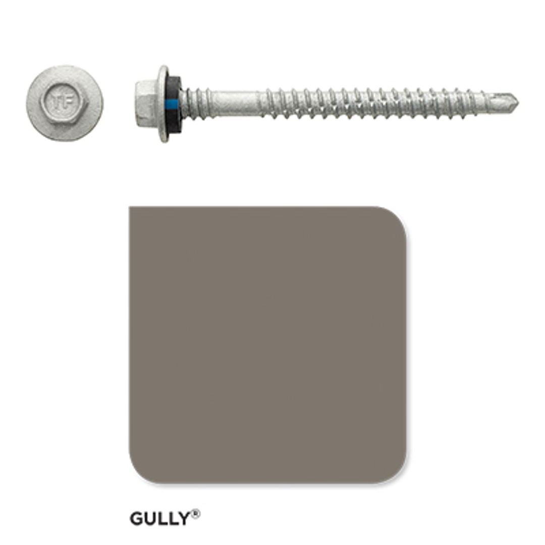 Roofing Screw Timber/Metal M6# 65mm Colorbond (100 Pack)