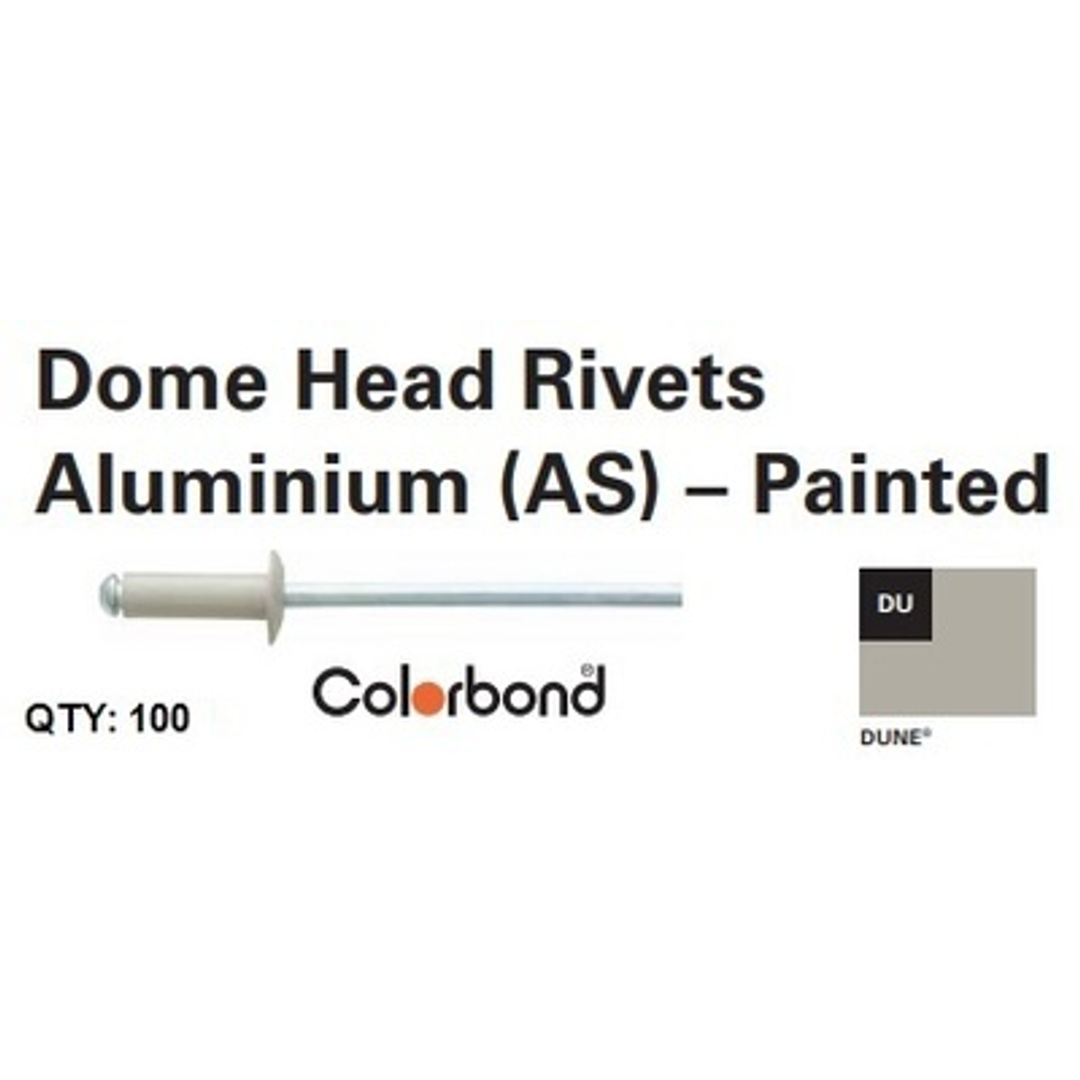 Blind Rivets 4-3 (3.2x4.8) (100 Pack) Colorbond