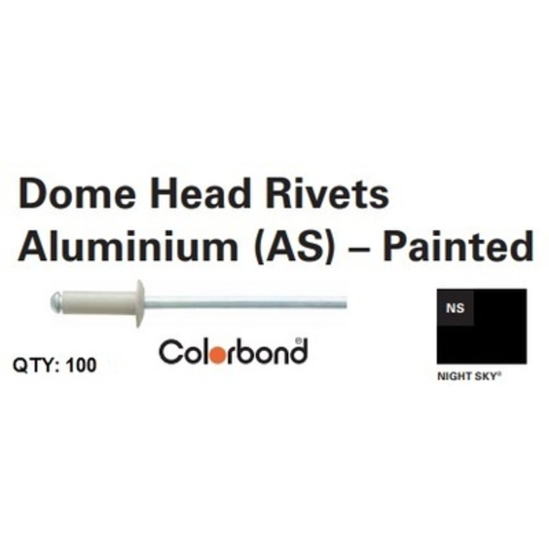 Blind Rivets 4-3 (3.2x4.8) (100 Pack) Colorbond