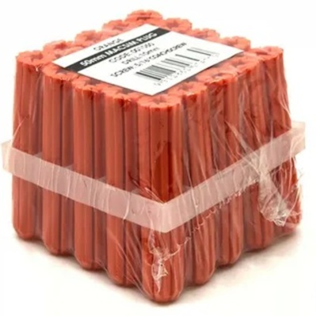 Wall Plug 10# 50mm Orange (25 Pack)