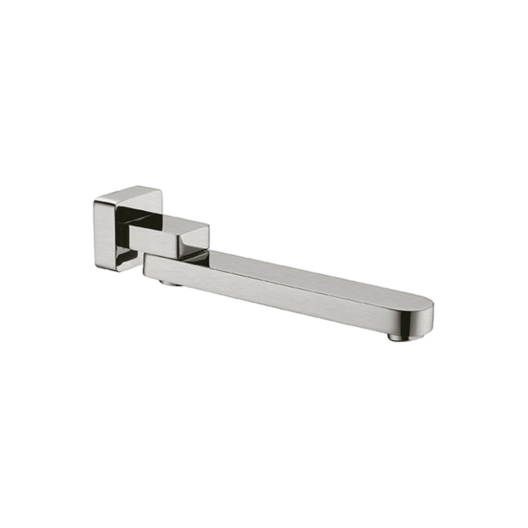 Nero Bianca/Ecco Swivel Bath Spout Brushed Nickel