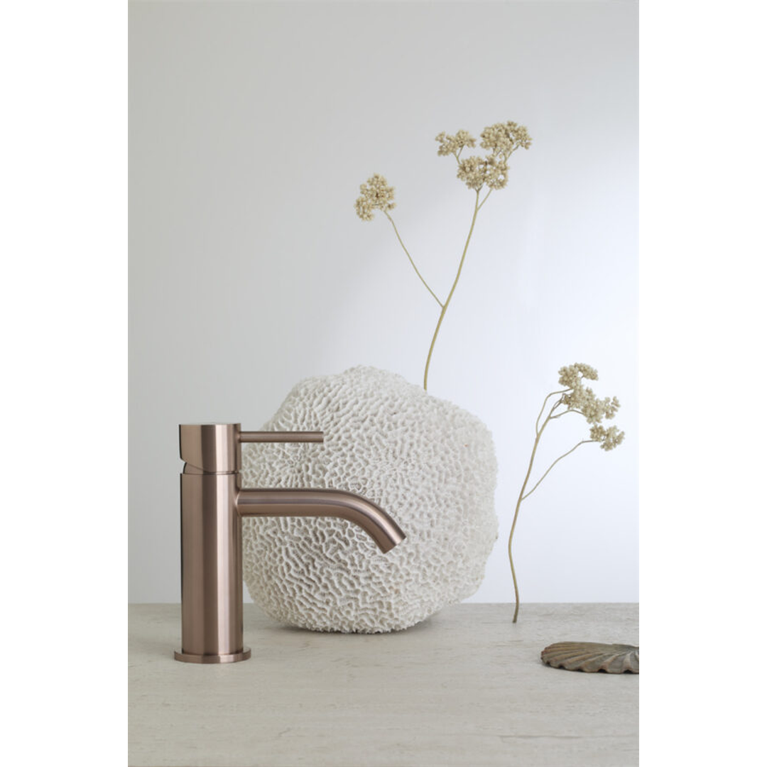 Nero Zen Stainless Steel Basin Mixer Brushed Bronze