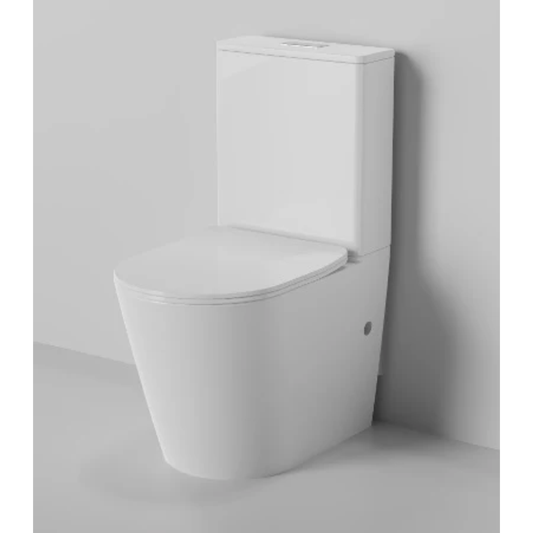 Zumi Zero Rimless Extra High Tornado Flush Toilet Suite