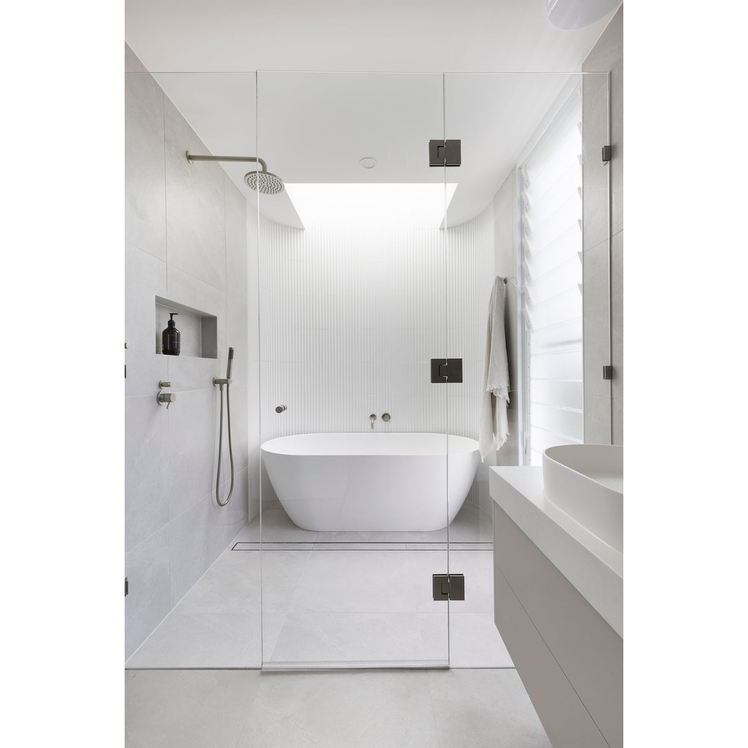 Meir Glass To Glass Shower Door Hinge Shadow