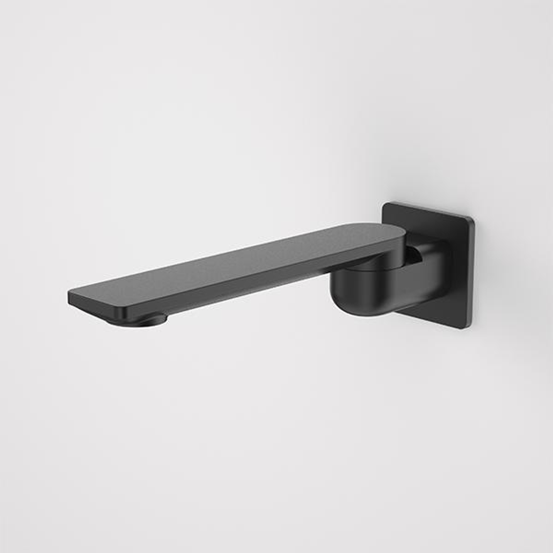 Caroma Urbane II 220mm Square Bath Swivel Outlet Matte Black