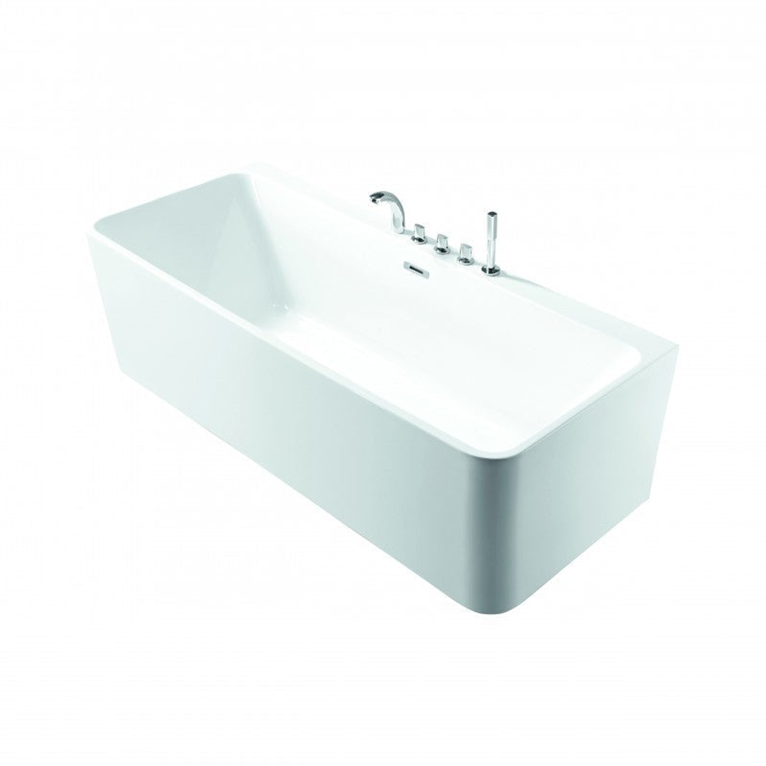 Belbagno Alto Freestanding Bath Gloss White 1500mm