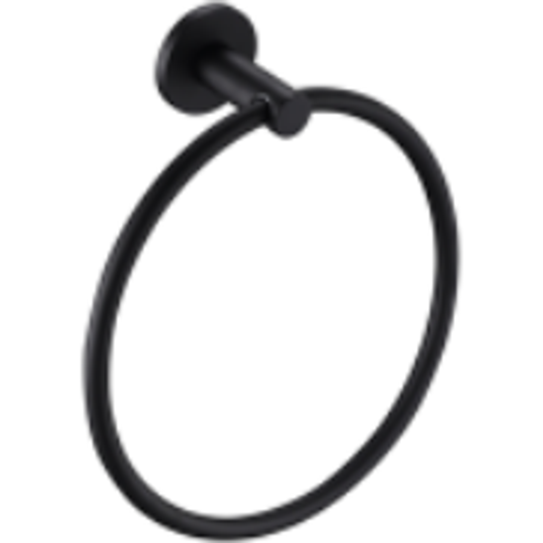 Bella Vista Mica Towel Ring Black