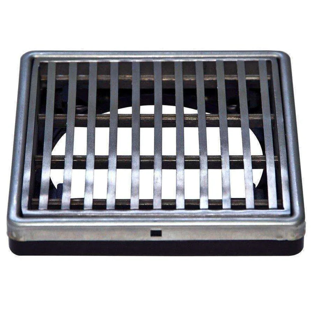 Allproof Elegance 100mm Cyclone S/S O Wire Floor Grate - Burdens Plumbing