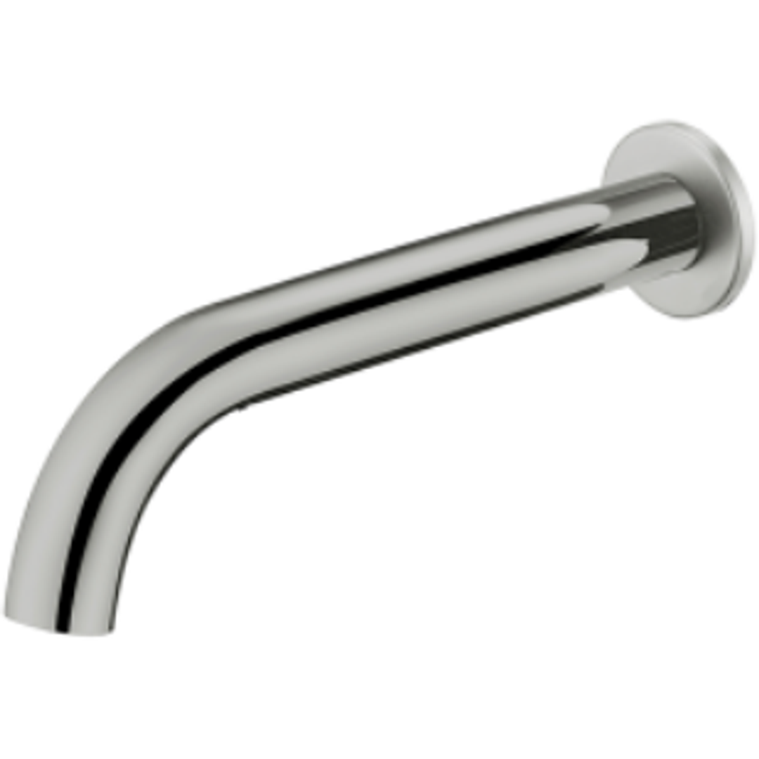 Bella Vista Ikon Hali Curved Spout Brushed Nickel