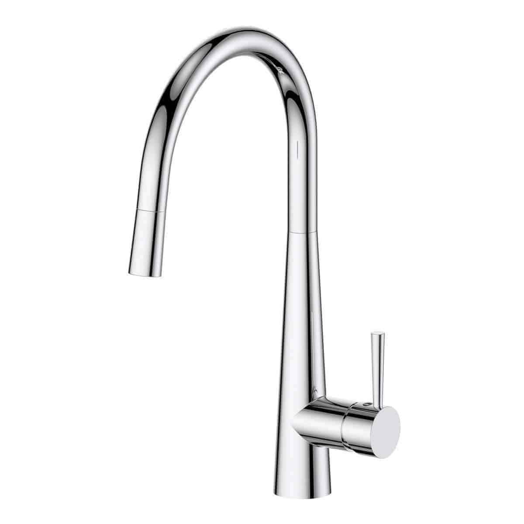 Greens Galiano Pull Down Sink Mixer Multi Function Handspray - Chrome