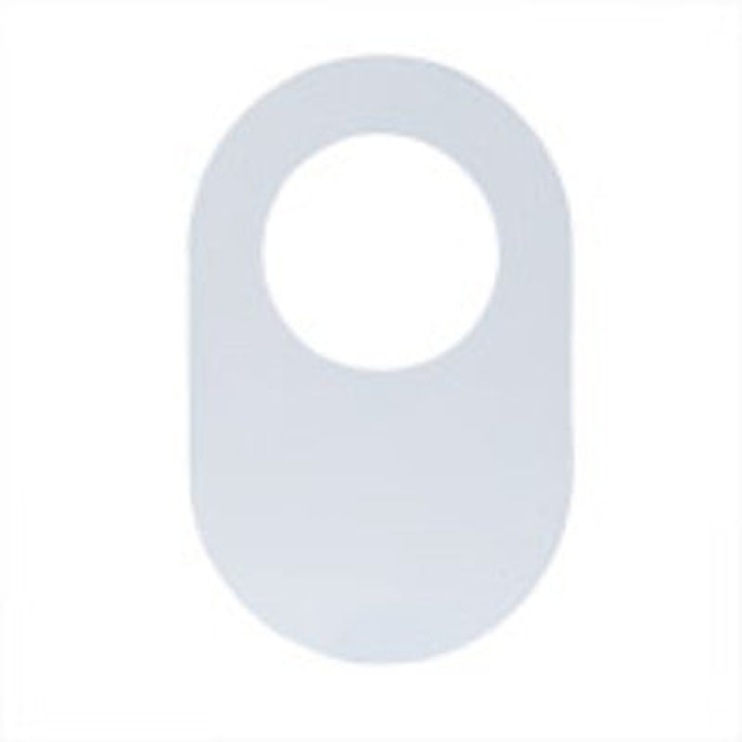 COVER PLATE PLASTIC SELF ADHESIVE 40MM OFFSET PIPE SIZE HOLE