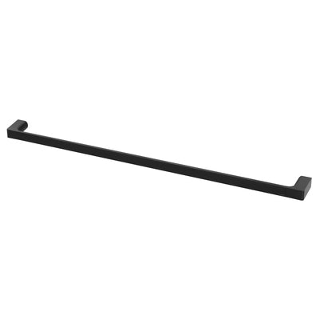 Phoenix Gloss Single Towel Rail 800mm Matte Black Gs802Mb