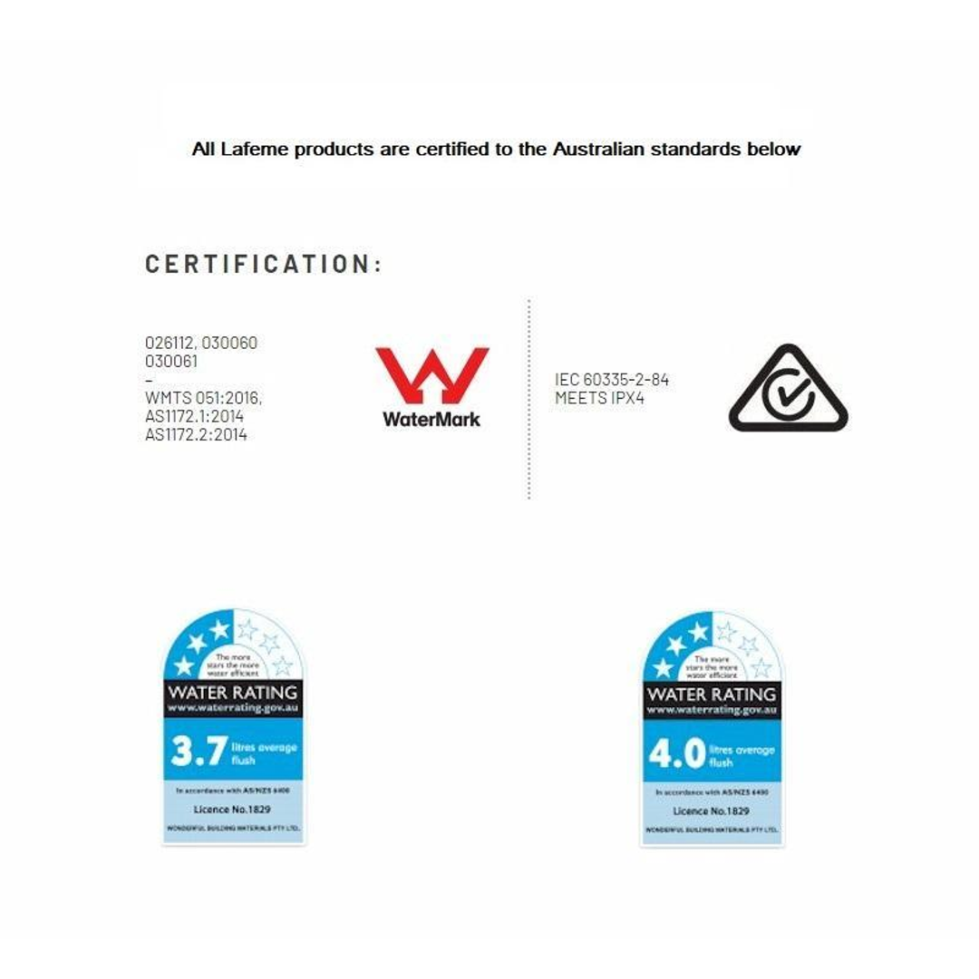 Lafeme Vera Non Electric Bidet Toilet Seat Cold Wash Only