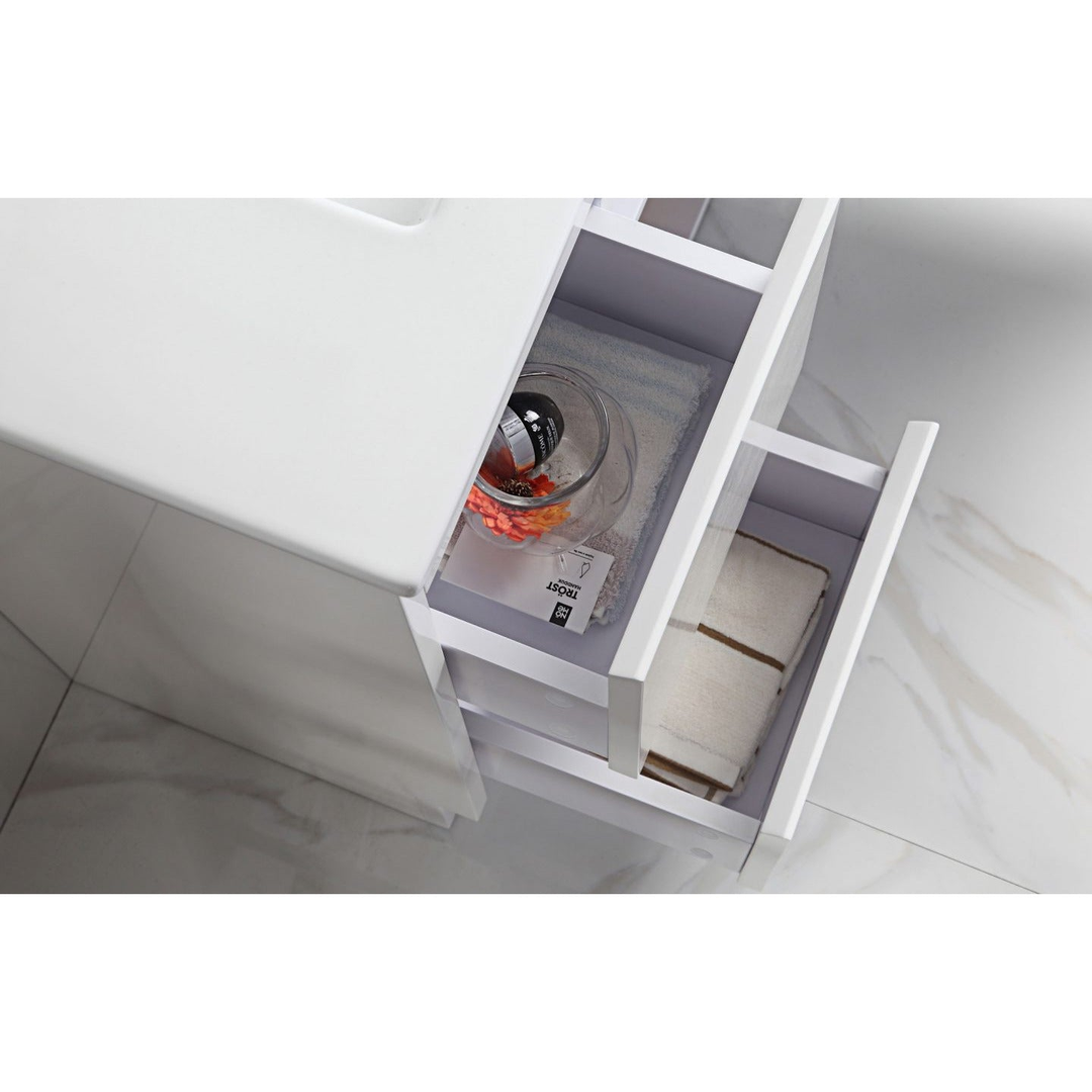 Aulic Maya Finger Pull Cabinet Only Left Hand Drawer 880X355X855mm