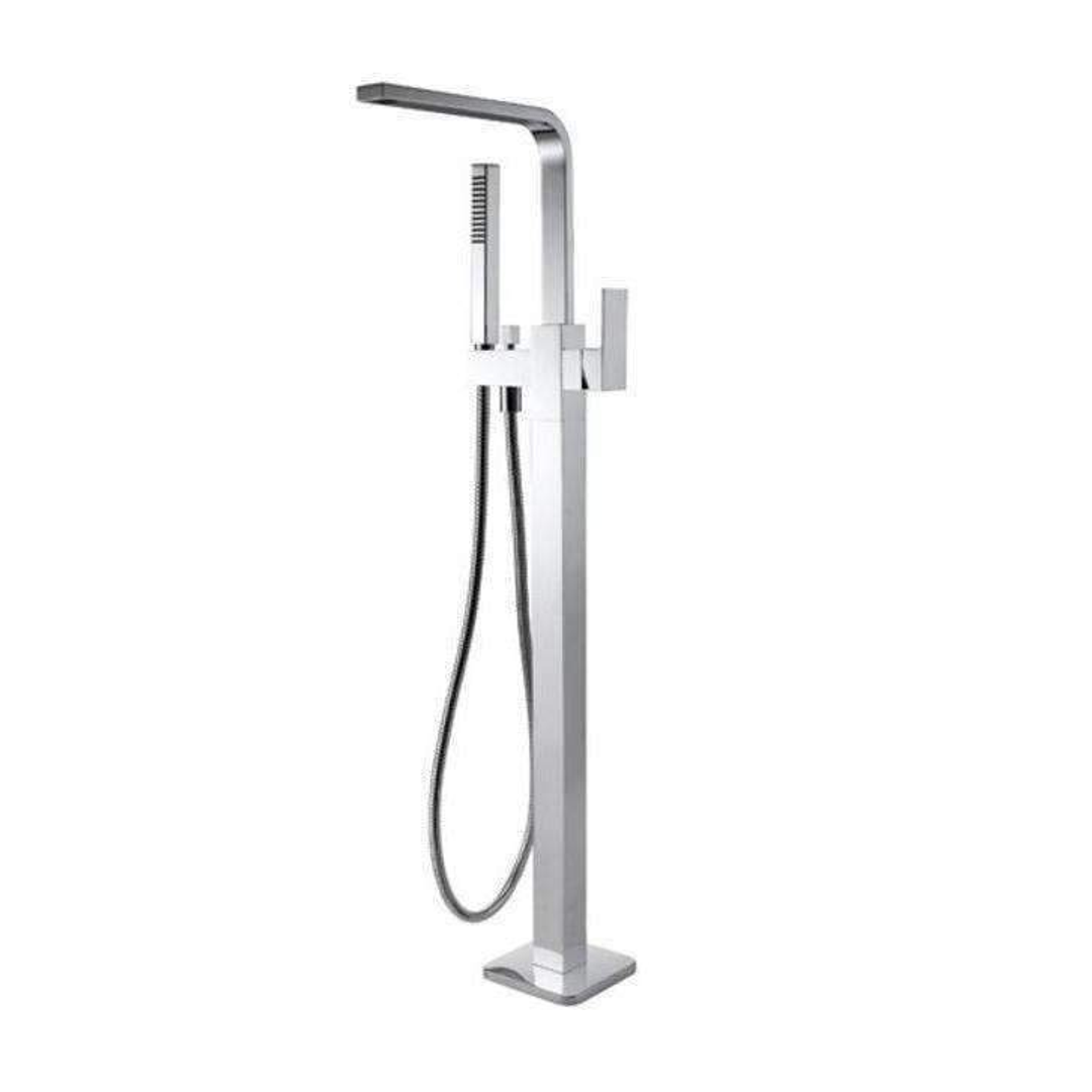 Paco Jaanson Scondro Floor Mount Bath Filler Chrome