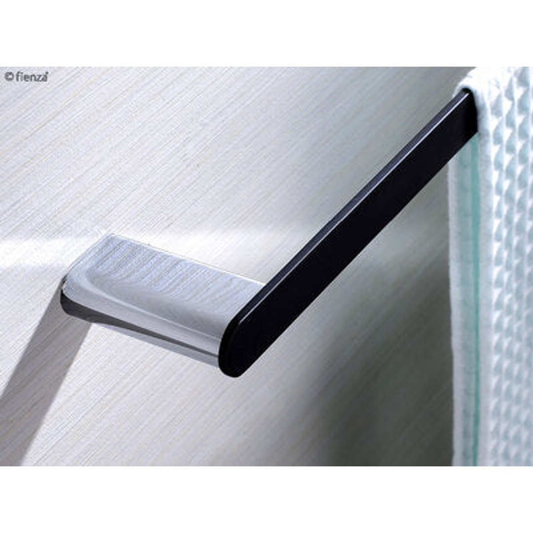 Lincoln Black And Chrome Single Towel(Fienza P#:86001600)