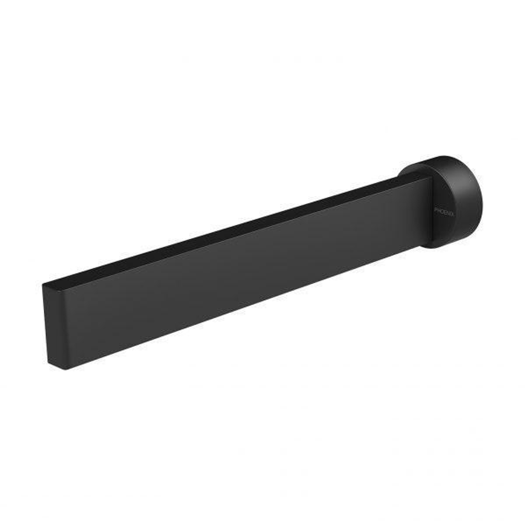Phoenix Lexi Mkii Basin/Bath Outlet 200mm Matte Black