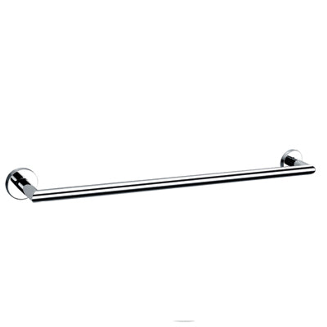 Nero Dolce 900mm Single Towel Rail - Chrome