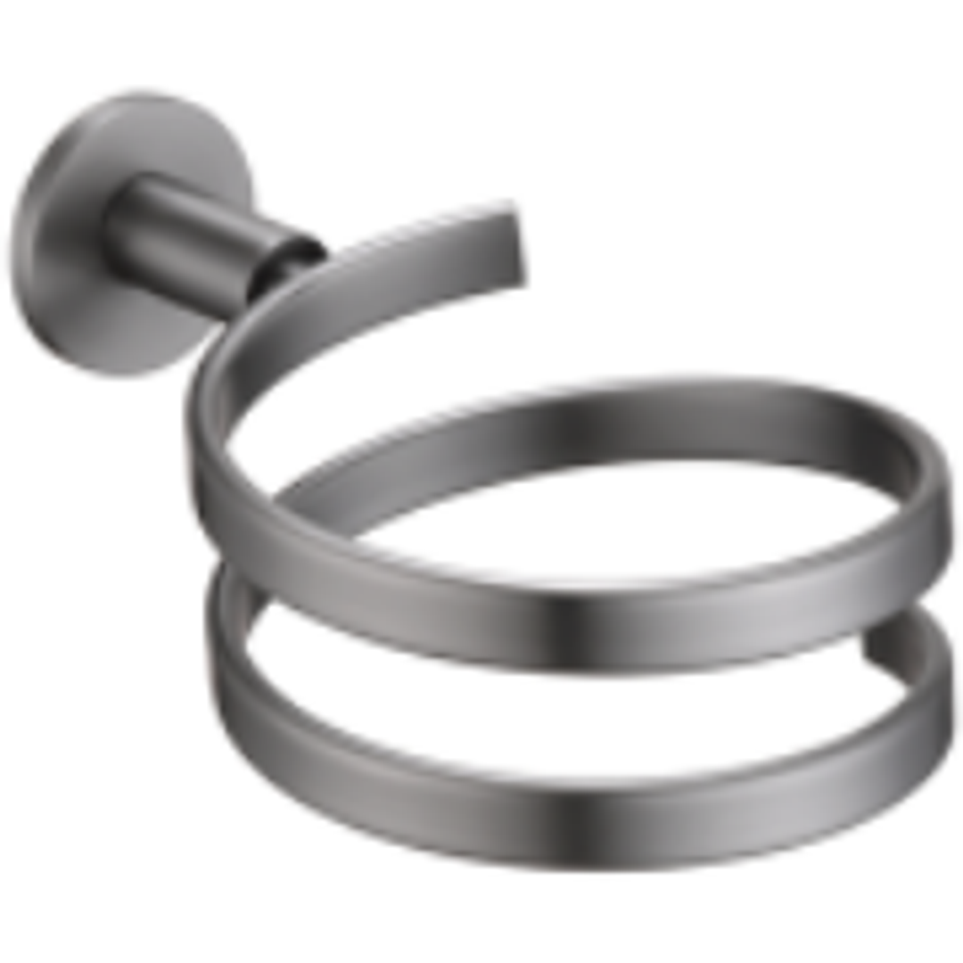 Bella Vista Mica Hairdryer Holder Brushed Nickel