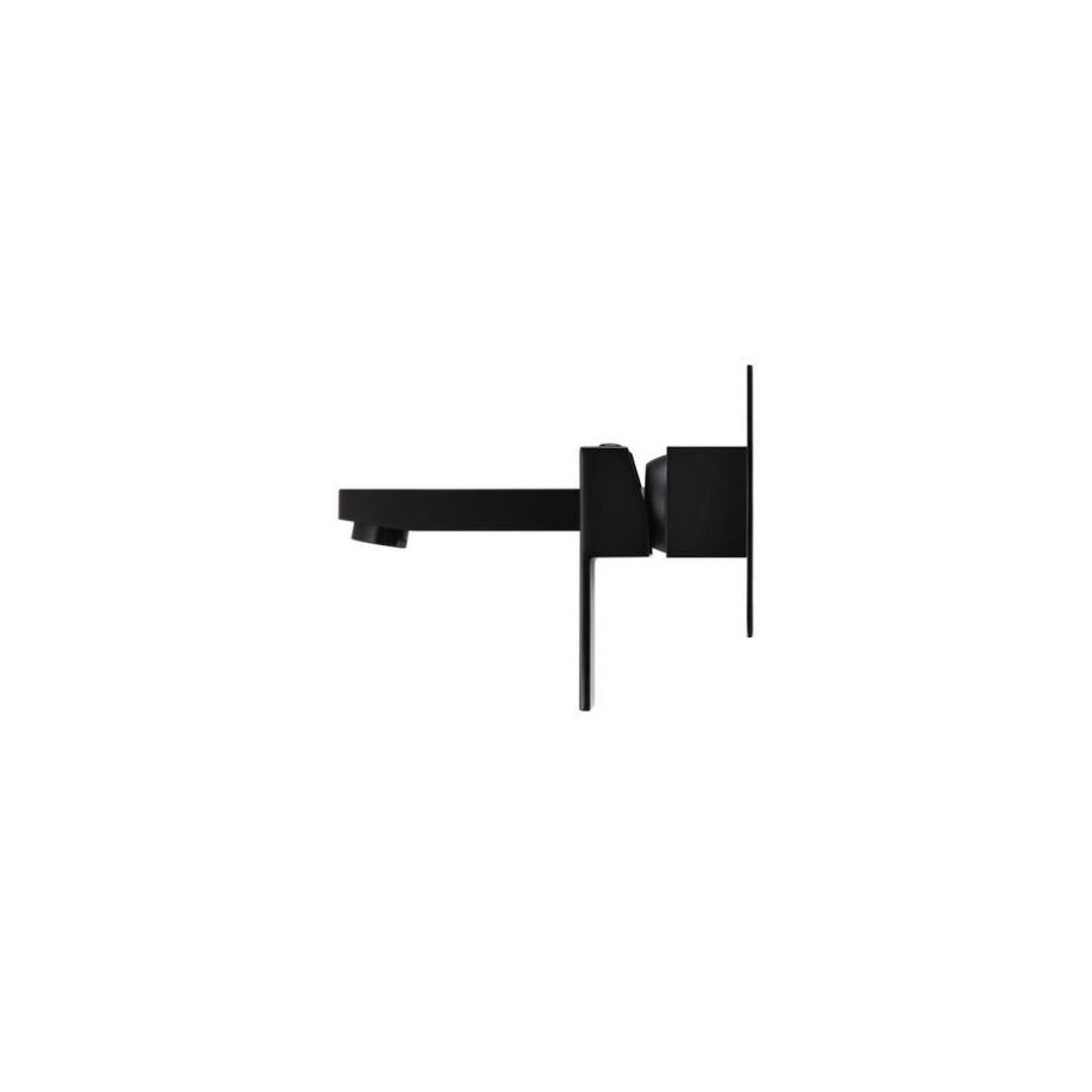 Meir Square Wall Combination Mixer And Spout Matte Black