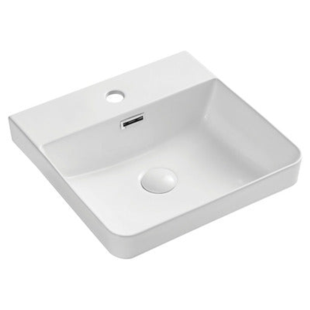 Fienza Petra Semi Inset Basin 420X420X50mm 1 Tap Hole Rb4063