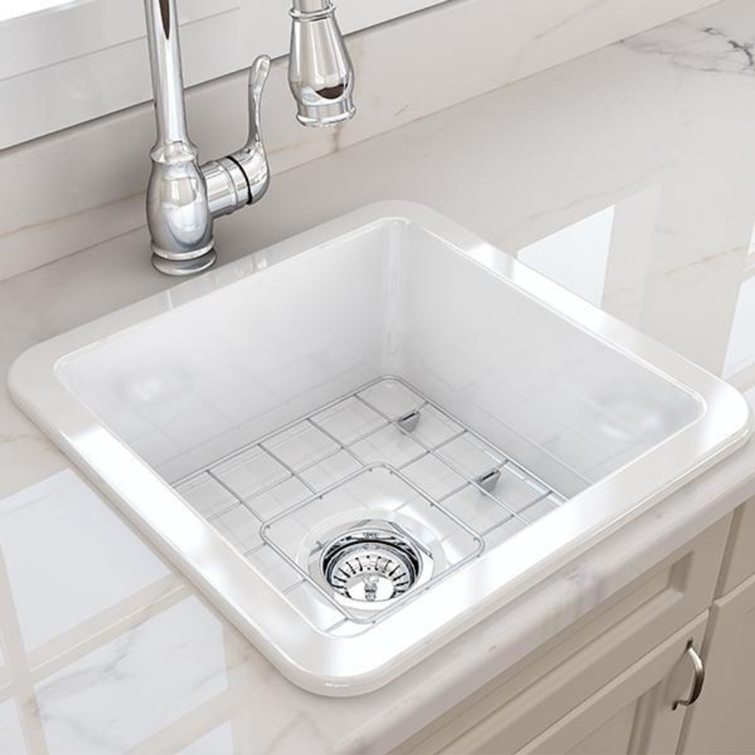 T&H Cuisine 46 X 46 Inset / Undermount Fine Fireclay Sink