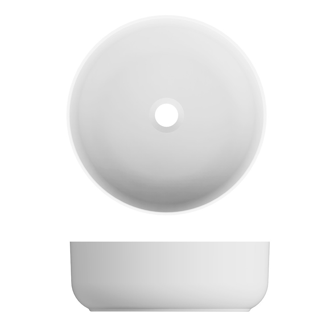 Streamline Arcisan Above Counter Basin 400Mm White