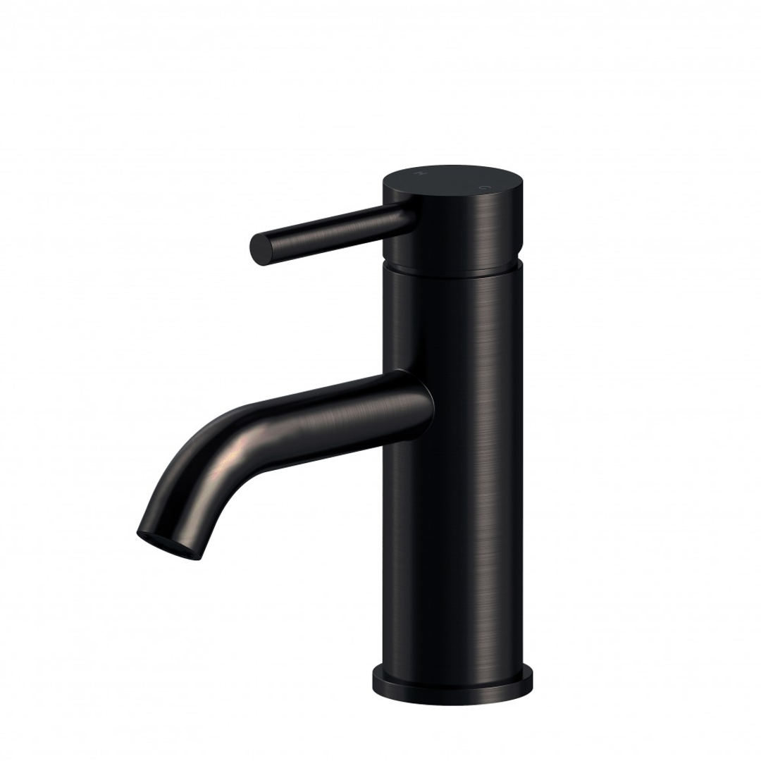 Streamline Axus Pin Lever Basin Mixer Brushed Iron Pvd