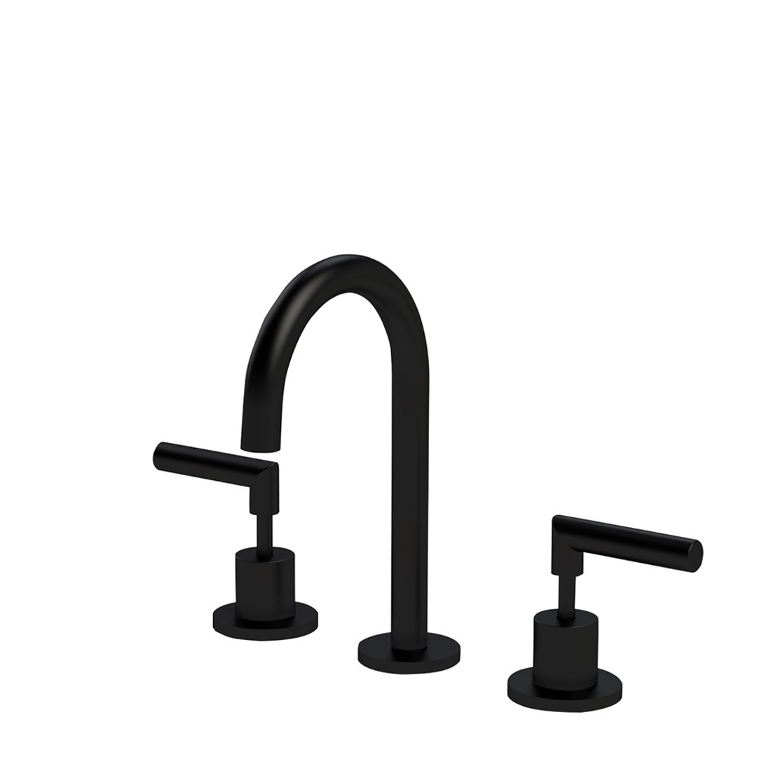 Streamline Axus Lever 227(H) X 127Mm (Proj) Arch Spout Basin Set Matte Black