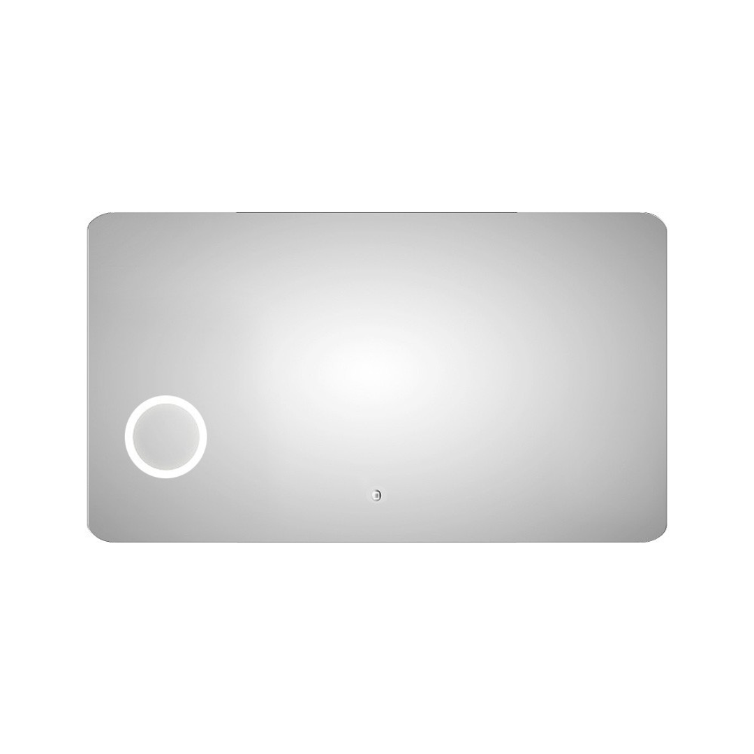 Eneo Mirror With Magnifier Dimmable Backlit Touch Switch Demister 1200 X 700Mm