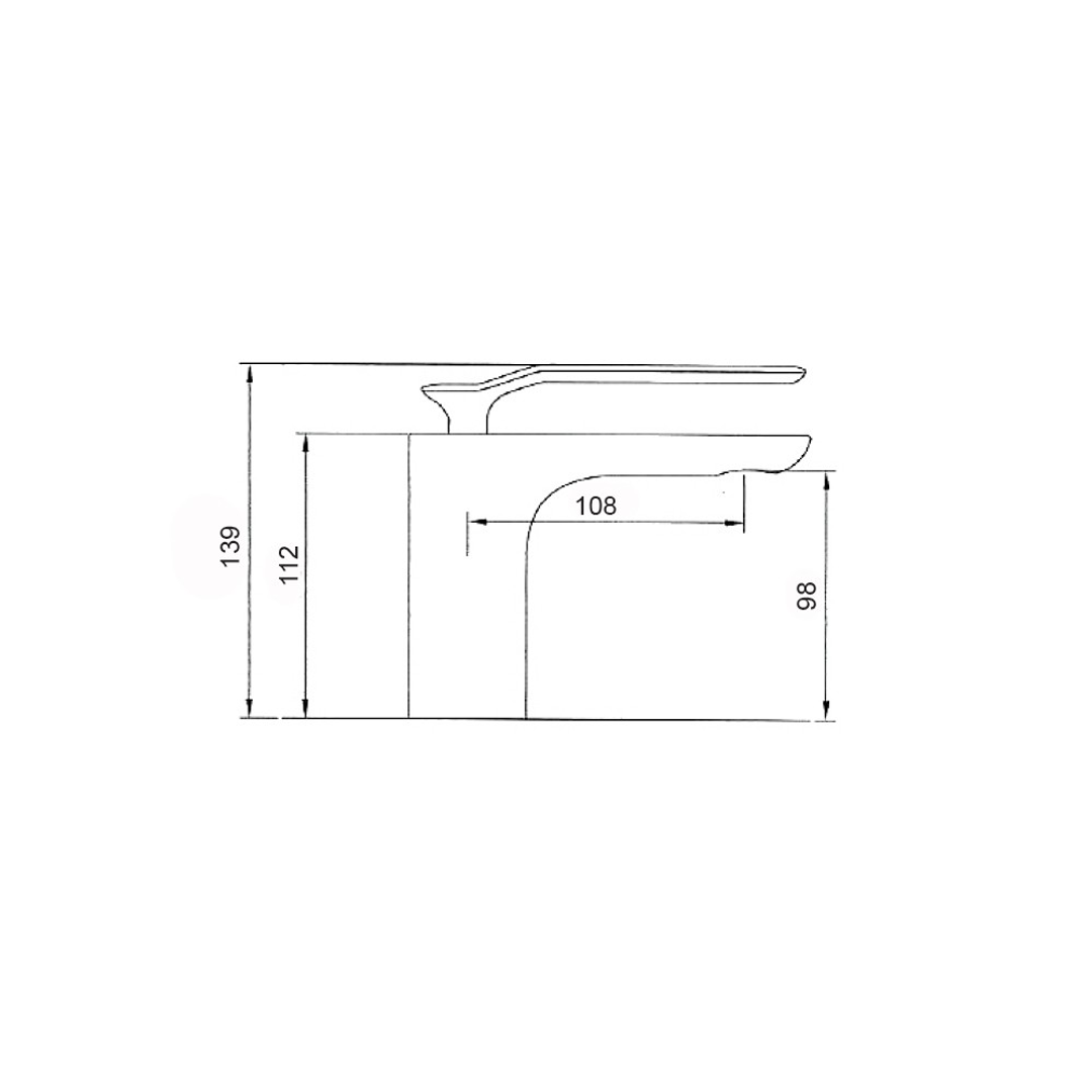 Streamline Synergii Basin Mixer Brushed Brushed Rose Gold