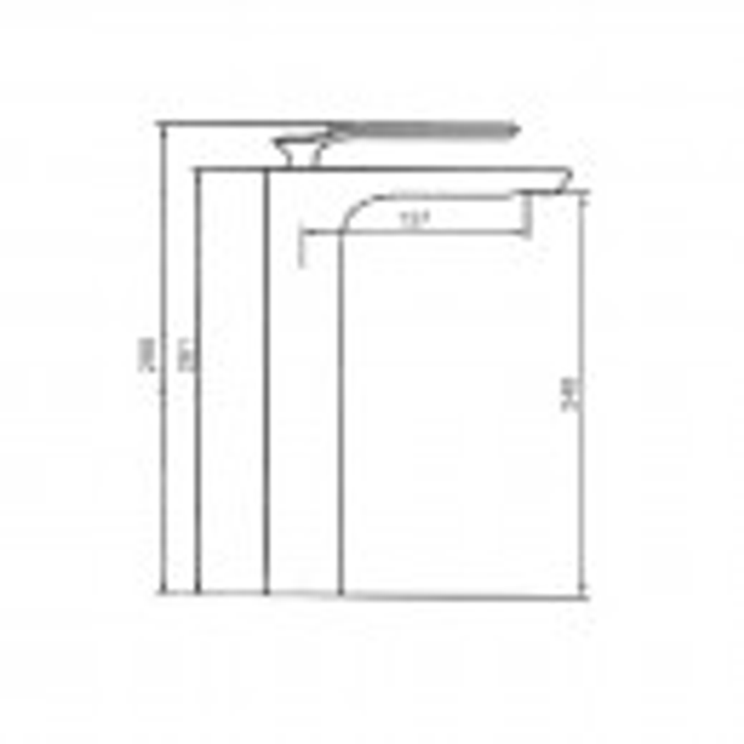 Synergii Extended Height Basin Mixer Brushed Brass By Streamline