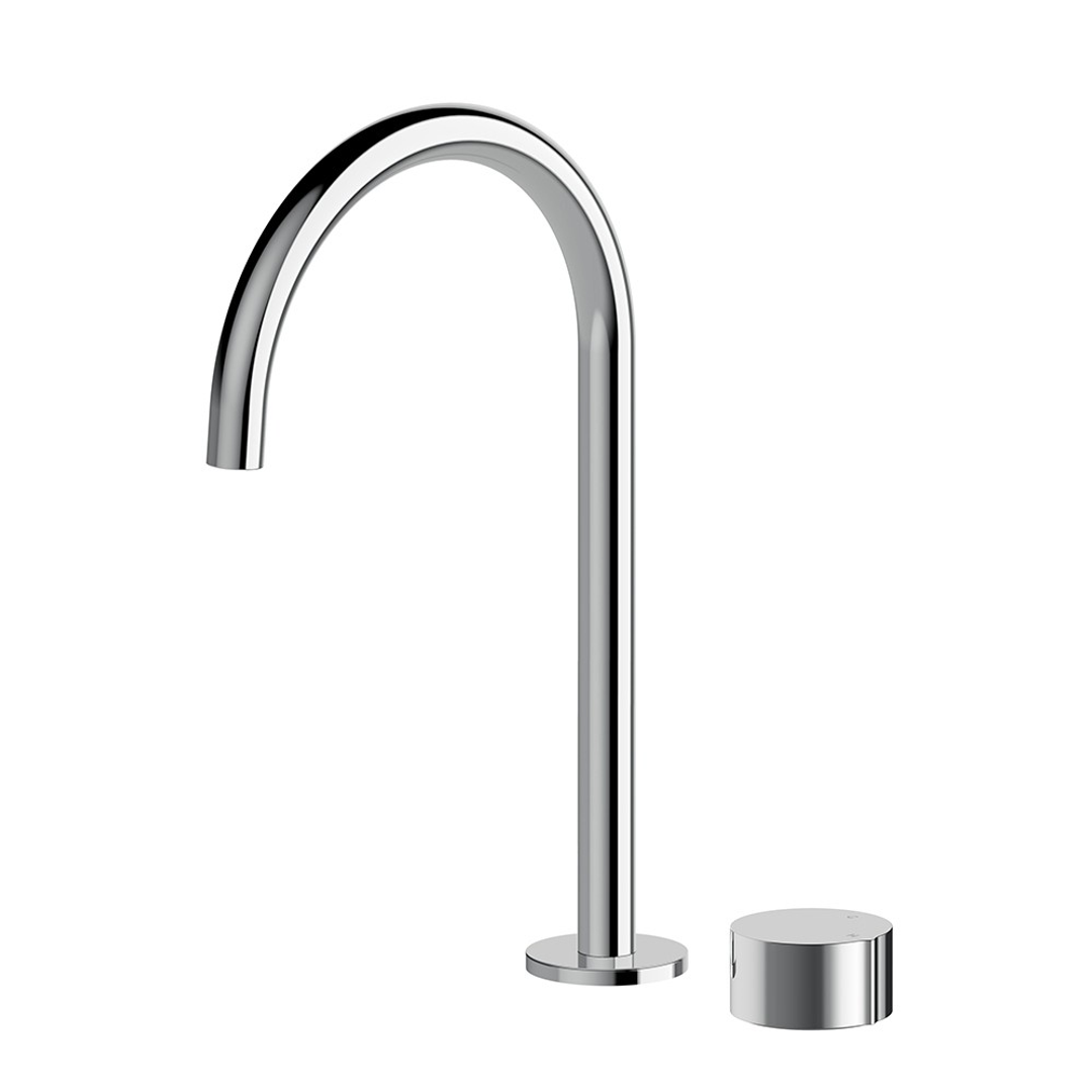 Streamline Venn Basin Mixer 2 Hole Fixed Arch Spout Chrome
