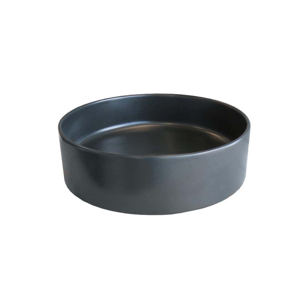 Streamline Arcisan Xoni 40 Dia Thin Round Above Counter Basin - Matt Black