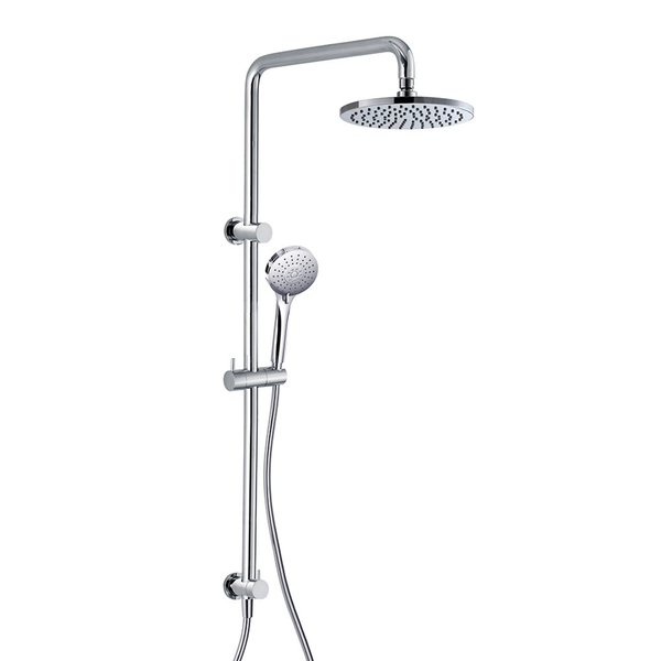 Streamline Axus Shwr Column W.Slide Rail & H/Shwr Bottom Diverter - Satin Nickel PVD