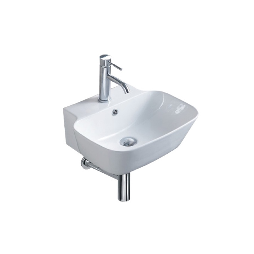 Wall Hung Basin 1 Taphole With Overflow(Bestlink P#:B-1095W)