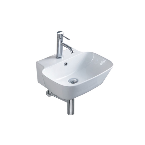 Wall Hung Basin 1 Taphole With Overflow(Bestlink P#:B-1095W)