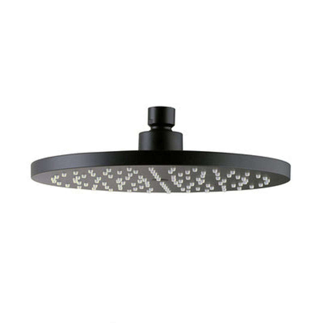 Collis Bakara Round Shower Head 220mm Matte Black D02011B