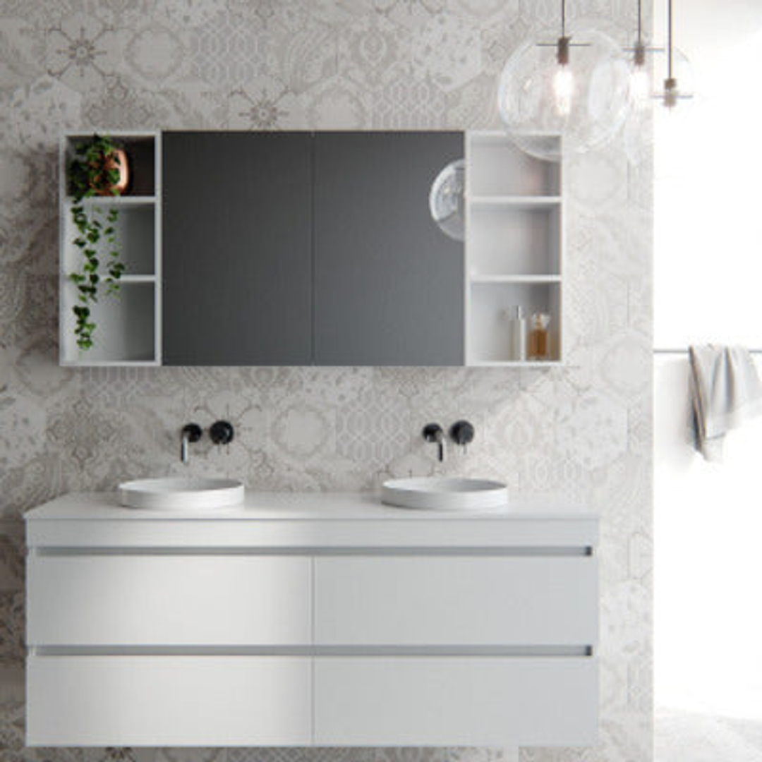 Rifco Allure Wall Hung Vanity Unit 900 Stadium Top
