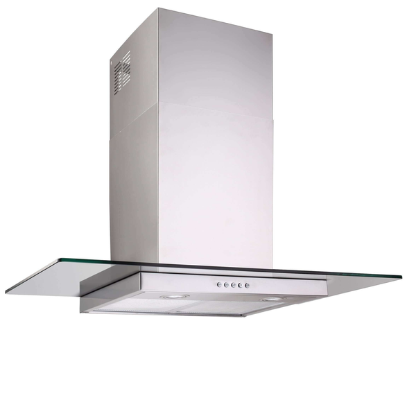 Di Lusso 90Cm Ch907Gss Glass Canopy Rangehood Stainless Steel