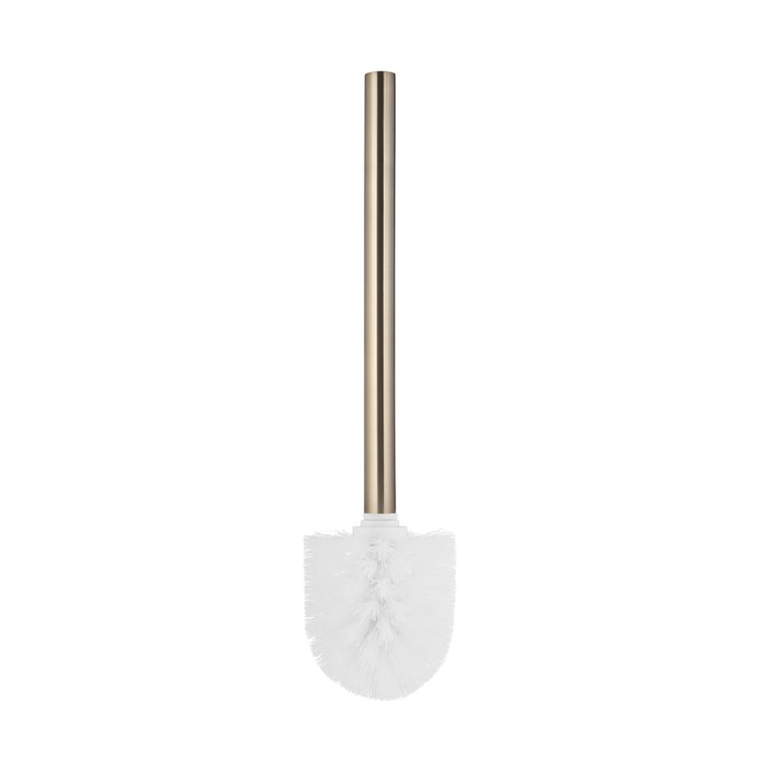 Meir Round Champagne Toilet Brush And Holder