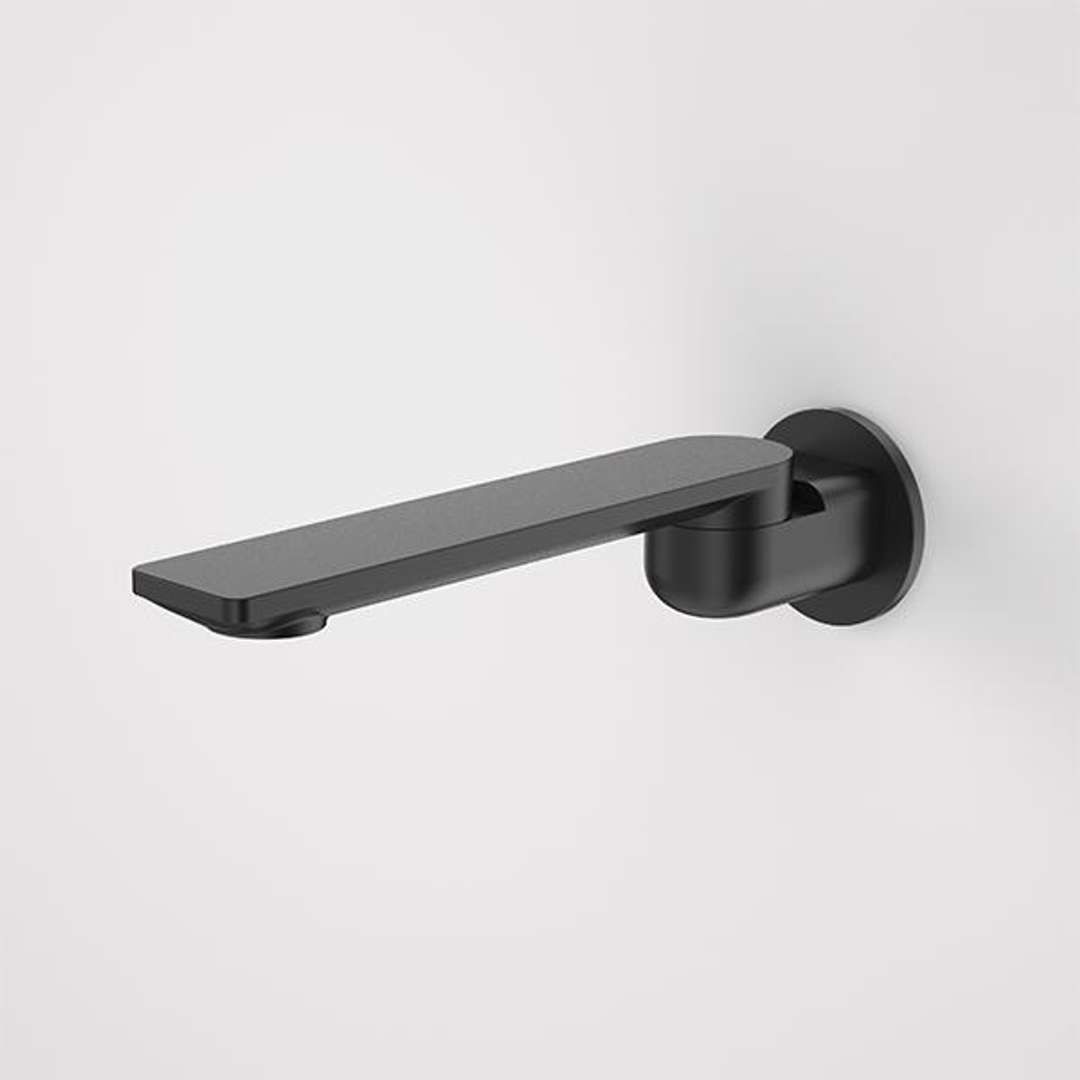 Caroma Urbane II 220mm Round Bath Swivel Outlet Matte Black