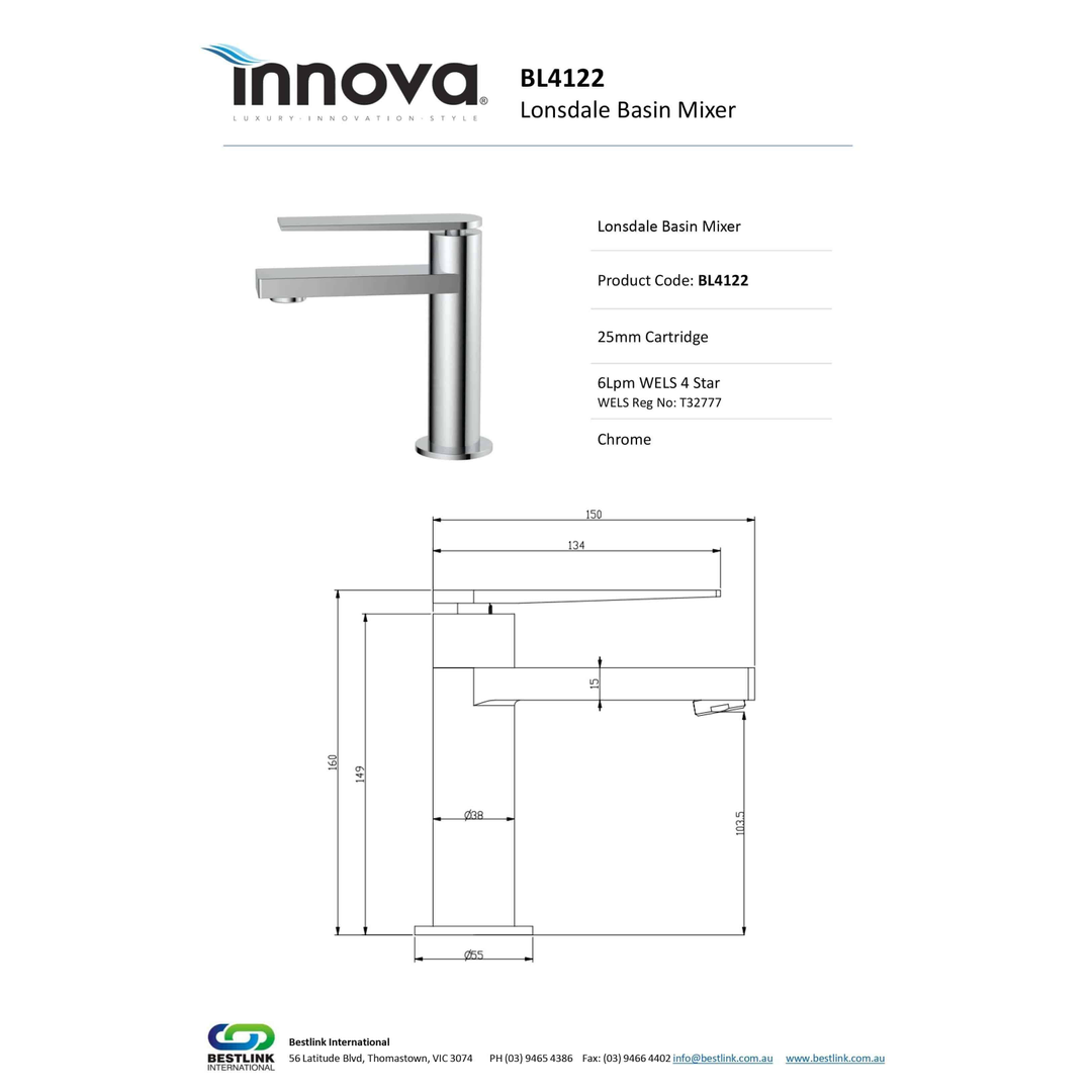 Innova Lonsdale Basin Mixer